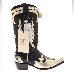 NWT Idyllwind by Miranda Lambert Black and Gold Western Boots